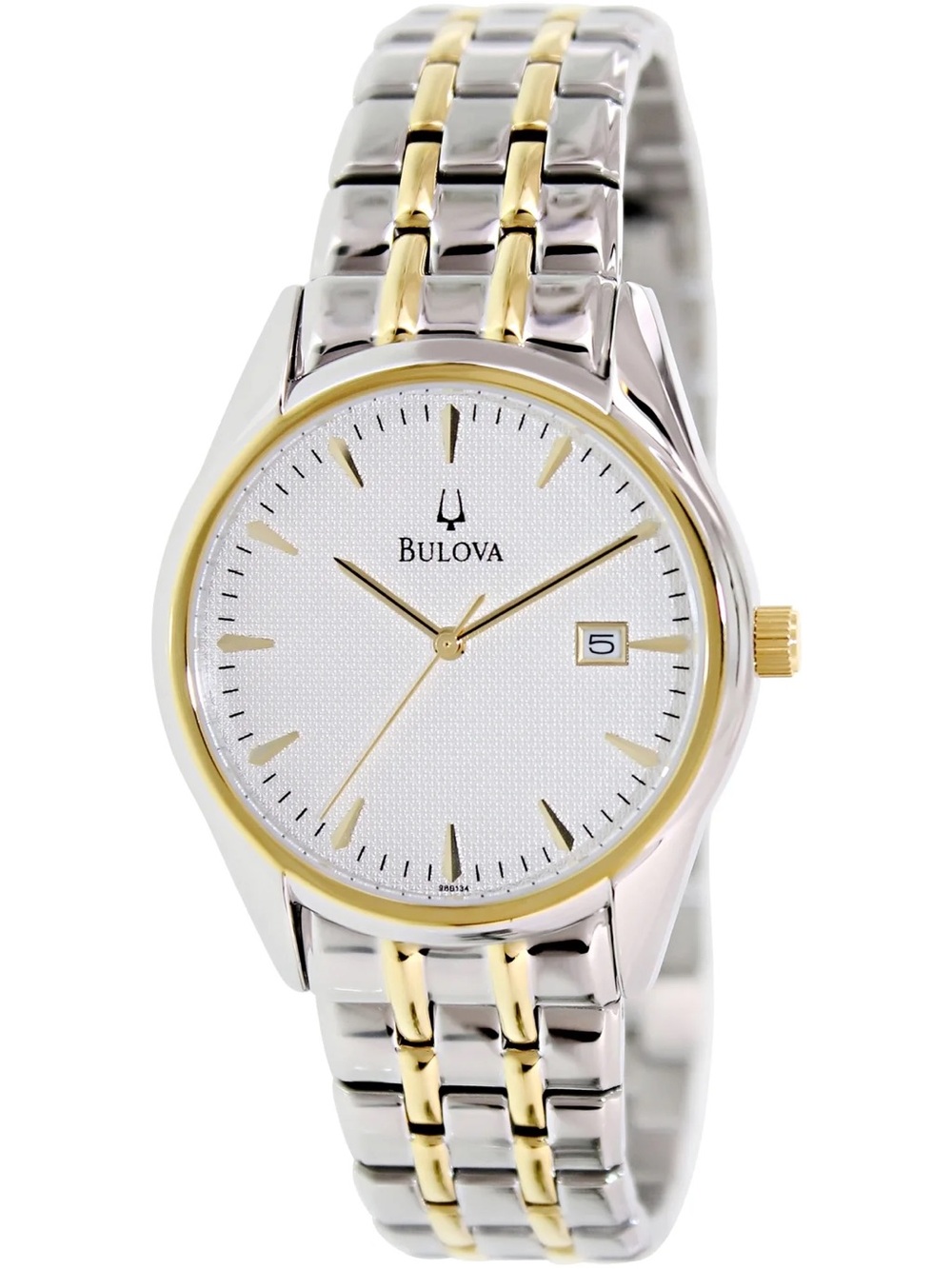 Bulova Men's Sutton Two-Tone Stainless Steel Bracelet Watch 40mm nwt - Picture 1 of 8